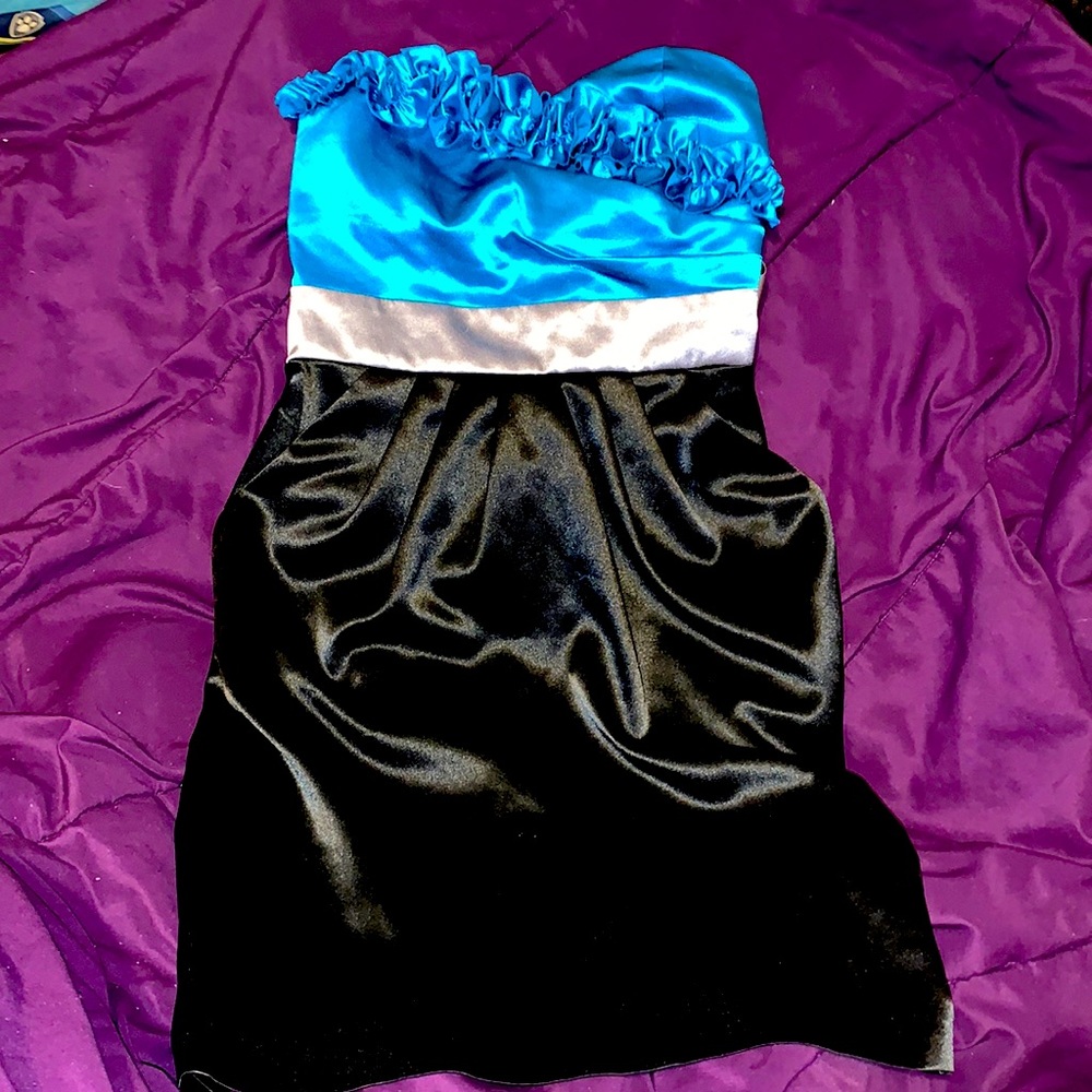 Byer California BlueGray&Black Pocket Dress Sz 5